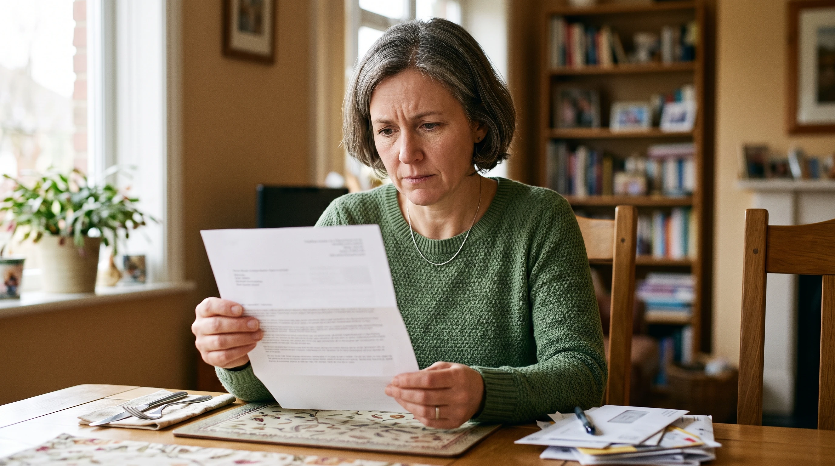 Experienced tax professional explaining a CP14 notice to a relieved client.