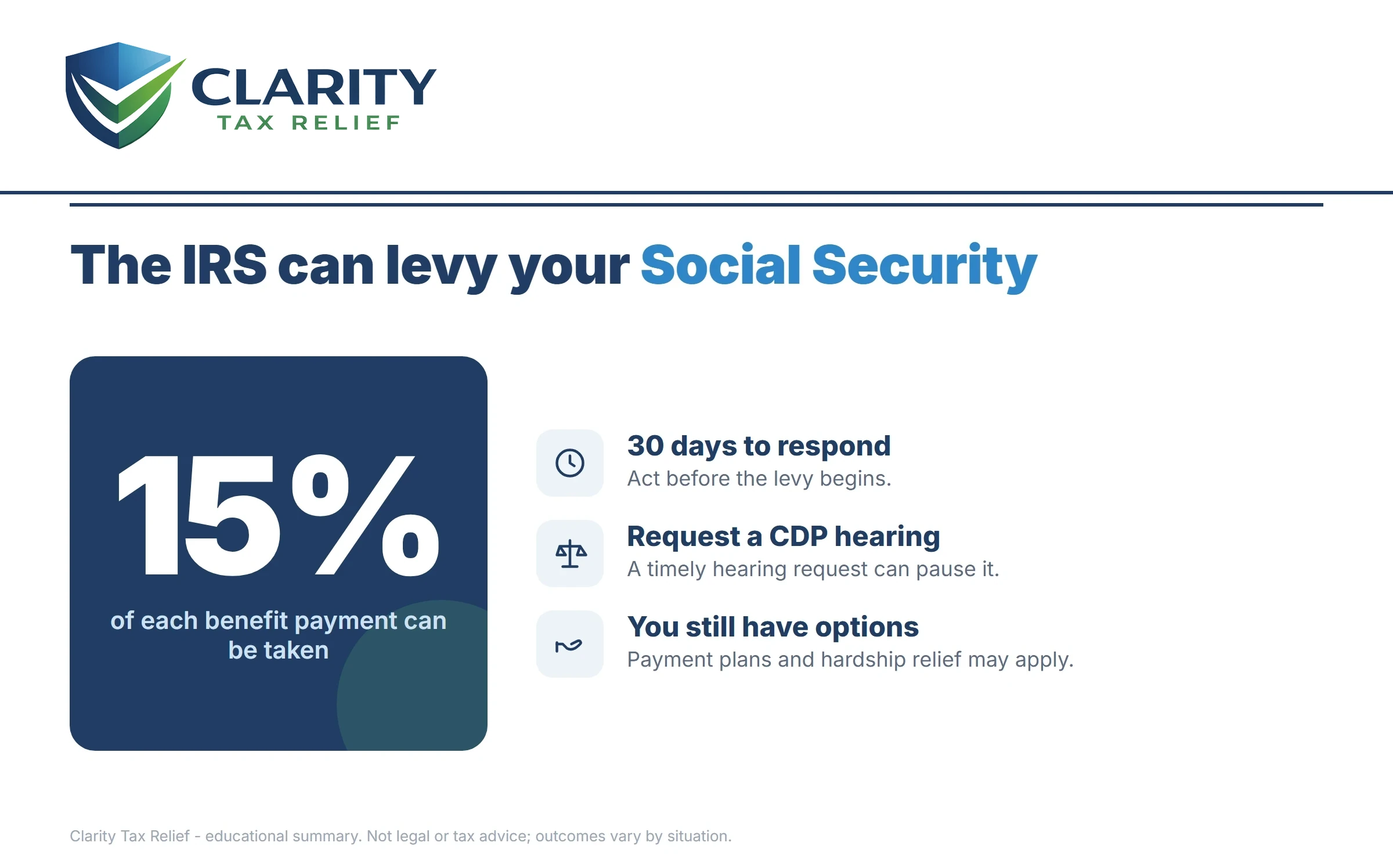 Infographic: key facts and deadlines for the IRS CP91 notice.