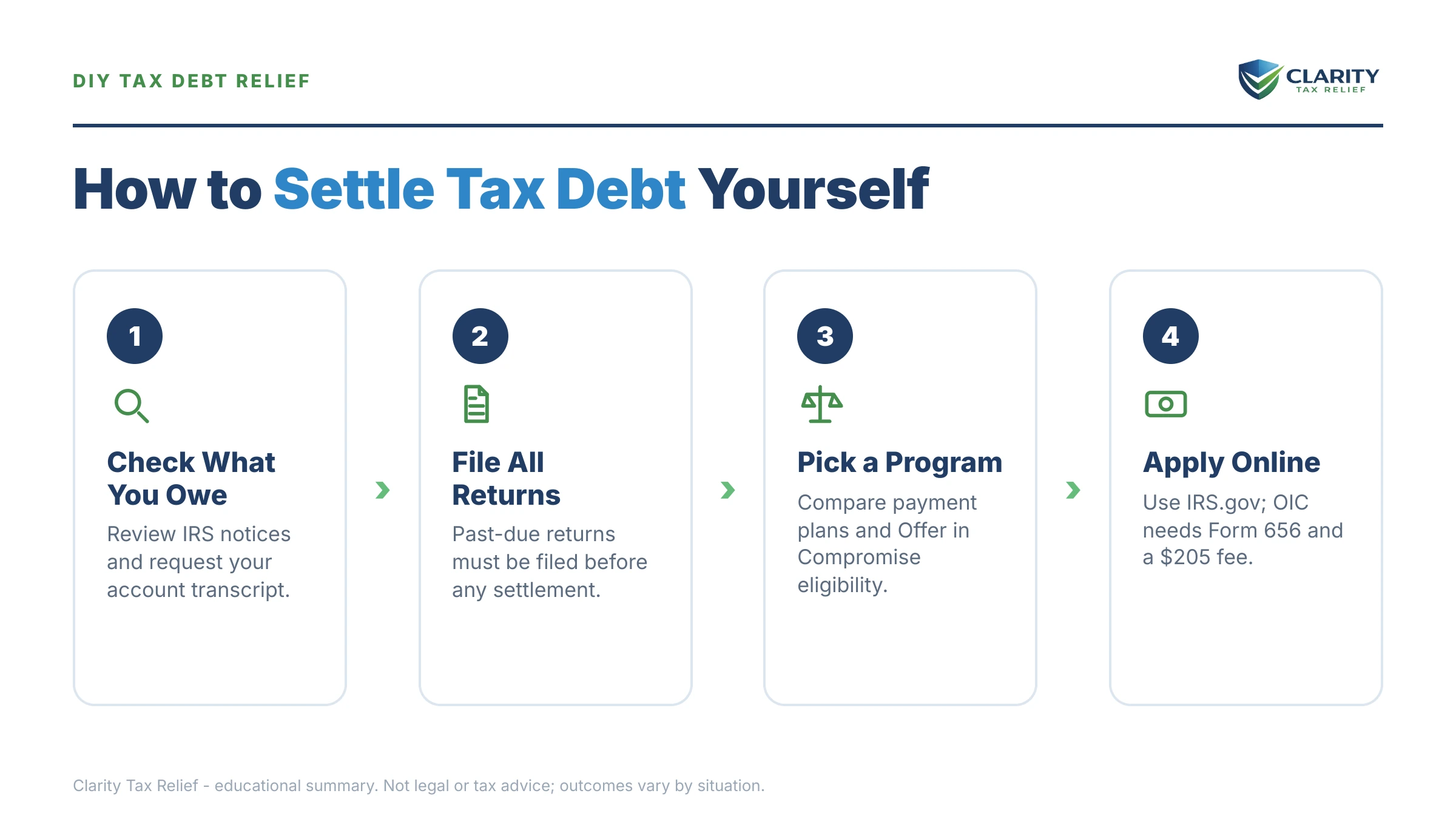 Infographic: key facts and deadlines for the IRS IRS notice.